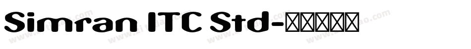 Simran ITC Std字体转换